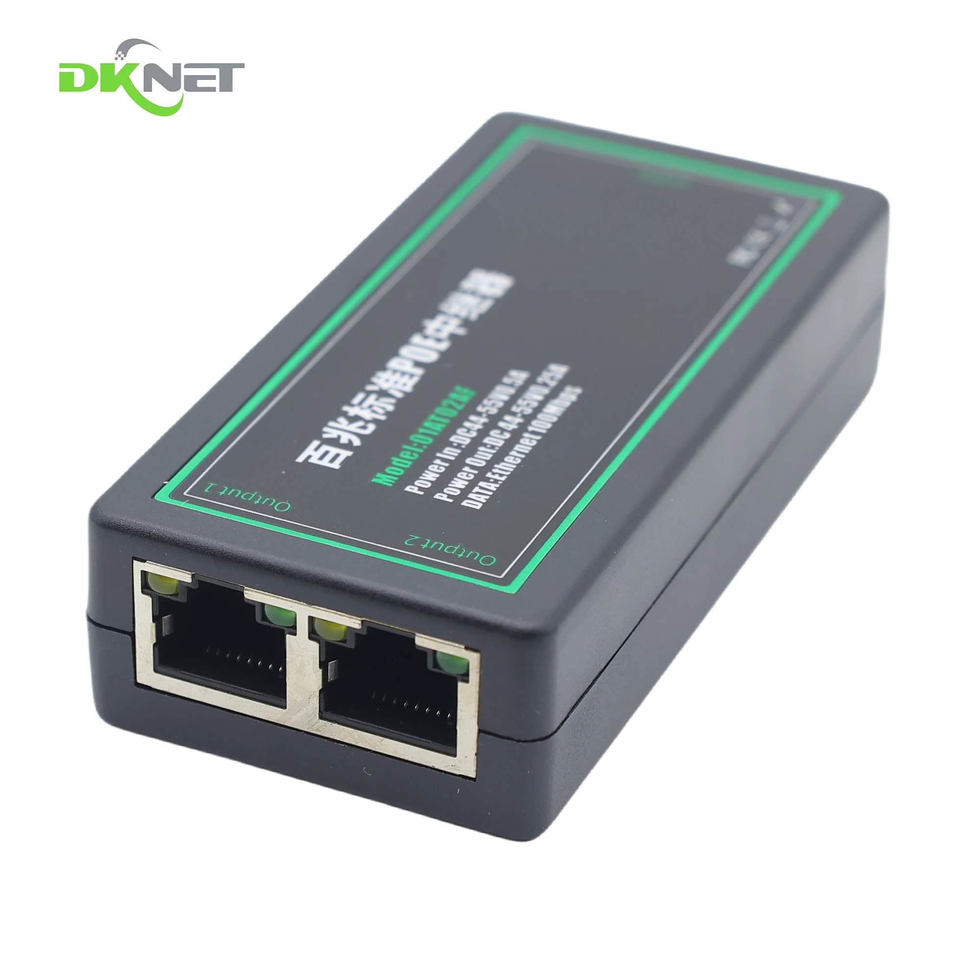 H01e35f0f863e43f7af8687121846c8feP.webp Hot Sale Ethernet 100M POE Repeater FTTH 100Mbps 2 Port POE Extender For Camera Use - Image 1