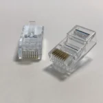 Good Quality 3-Pronged Chip Gold Plated Modular Plug 1000PCS Bag 8P8C CAT6 UTP FU RJ45 Connector - Image 3