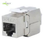 Toolless Keystone Jacks Cat7 Shielded 8p8c 8 Pins RJ45 Modular Jack