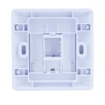86 Type 1/2 Port 86*86 Electrical Ethernet Internet Connection Switch Network Blank Empty Faceplate White Face Plate Wall Plate - Image 5
