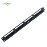 Factory Price Network Accessories Keystone Jacks 24 Port Cat6 UTP Network Patch Panel