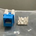 Cat5e Cat6 Unshielded 8p8c Toolless Modulars 90 Degree Blue Color Rj45 UTP Modular - Image 2