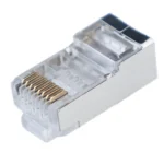 Manufacturer Cat5 Cat5e Cat6 Crystal Head Ez Pass Through Shielded 8p8c 8 Pins Modular Plug Ftp Sftp Rj45 Connector - Image 4