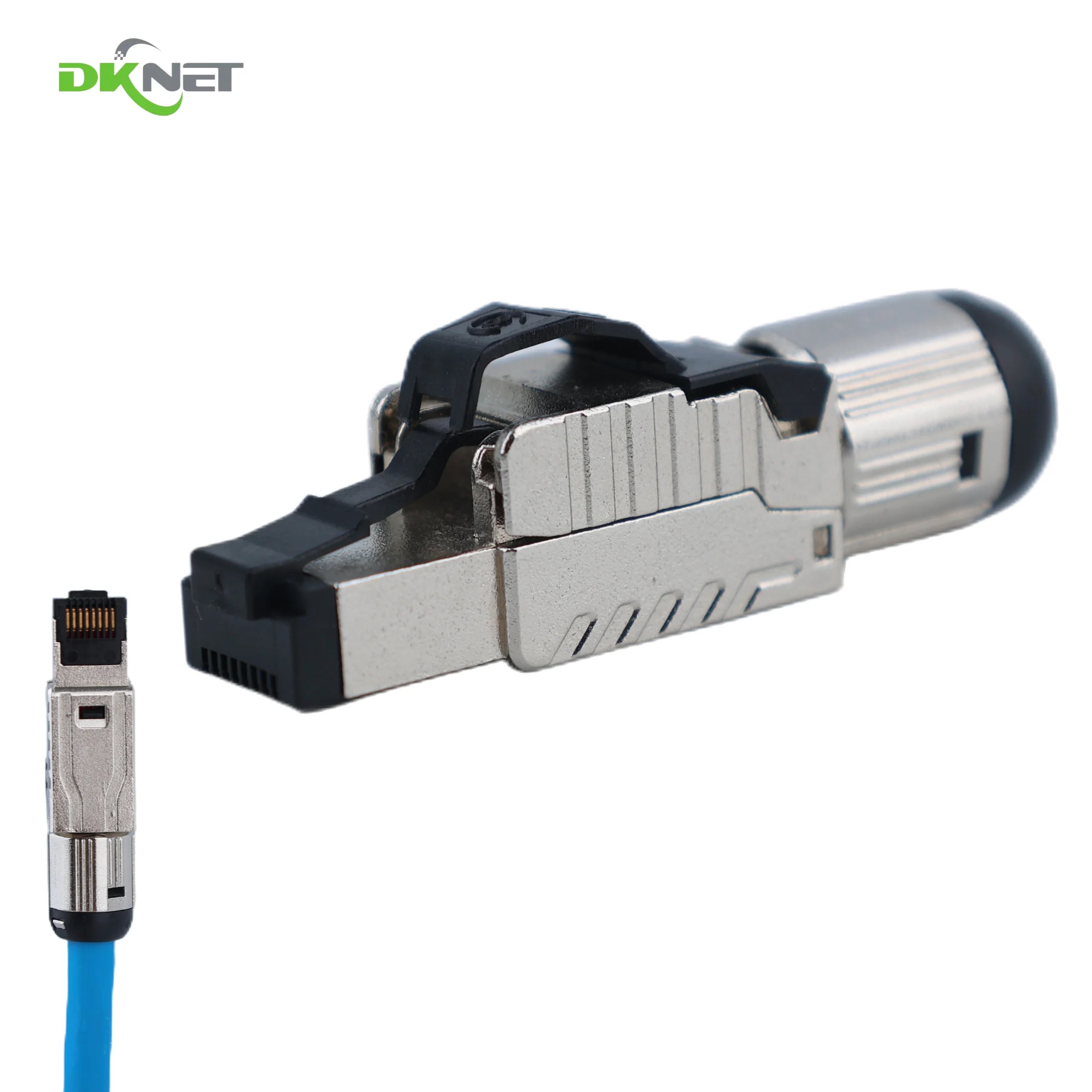 H4a31b6f76e7142aba03e9bec8eb441f9B.webp Factory Supply Top Quality Plug Ftp Rj45 Shield Clamp Cat6 cat7 Ftp Rj45 Plug for Sale - Image 1