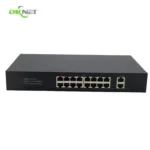 Hot Sale Smart Switch 16+2 Port 10/100/1000Mbps POE Switch For CCTV Security Camera System Use - Image 4