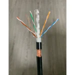 Double Jacket Better Shielding Effect Cat6 SFTP Outdoor Cable With PVC+PE Jacket Lan Cable for Exterior CCTV Installation Use - Image 4
