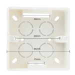 Hot Sale Electrical Accessories Wall Mount Plastic Box 86 Type PVC Junction Box - Image 2