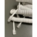 Good Quality Telephone Receiver Handle Cables 4 Core Spring Wire Helical Cable RJ9 4P4C Telephone Cable - Image 5