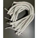 Good Quality Telephone Receiver Handle Cables 4 Core Spring Wire Helical Cable RJ9 4P4C Telephone Cable - Image 6