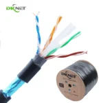 Network cat6 Ftp Cable 4Pair 23awg Cca Ccag Ccc Copper  Outdoor lan Cable double PVC+PE jacket 100m 305m 1000ft