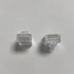 Good Quality 3-Pronged Chip Gold Plated Modular Plug 1000PCS Bag 8P8C CAT6 UTP FU RJ45 Connector - Image 4