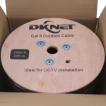 hot sale 23awg 305m cca cat6 utp outdoor cable with power for cctv system use - Image 4