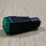 Easy to Use Monitoring Accessory 2 Pin With Green Terminal 12V Adapter 5.5*2.1mm Female DC Power Plug - Image 3
