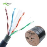DKNET Cat6 Cable 305m 1000ft Roll Lan Communication Cables Outdoor Cat6e Network Cable Cca Full Solid Copper Cat6 UTP U/utp