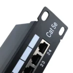 Fiber Optic Distribution Frame 24 Port 1U 19 Cat5e Cat6 FTP/STP Network Patch Panel