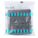 UK Type 1/2 Port Electrical Ethernet Internet Connection Switch Grey Gold Network Faceplate Face Plate Wall Plate - Image 4