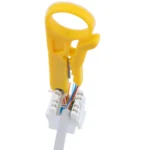 Multi Hand Tool Wire Cable Cutter Mini Simple Pliers Knife Crimper Small Yellow Stripper - Image 5
