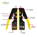 6P 8P All In One RJ45 Pass Through Crimper For Cat5e Cat6 Cat7 Rj45 Connectors Cables Use - Image 2