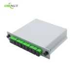 High Quality FTTH Optical network SC APC 1x8 Terminal ABS LGX Box Cassette Fiber Optic PLC Splitter