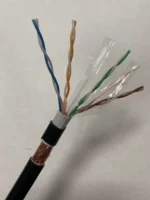 DKNET High Speed Network Cat6 SFTP Cable 4Pair 23awg Cca Outdoor Lan Cable Double PVC+PE Jacket 100m 305m 1000ft - Image 2