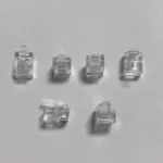 Good Quality 3-Pronged Chip FU Gold Plated Modular Plug 6P4C RJ11 Connector for Phone Call Telephone Cable Wire Use - Image 2