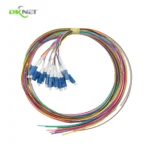 High Quality FTTH 12 Color Fiber Optic Patch Cord Pigtails SM LC/UPC 12 Core Fiber Optic Pigtail - Image 3