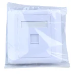 High Quality Ethernet Cable Wall Plate 86 Type 1 Port RJ45 Face Plate - Image 2