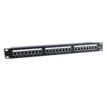 Fiber Optic Distribution Frame 24 Port 1U 19 Cat5e Cat6 FTP/STP Network Patch Panel - Image 4