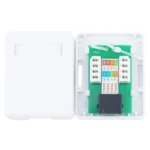 Hot Sale Network Cable Junction Box Cat5e Cat6 RJ45 8p8c UTP 1 Port Surface Mount Box - Image 6