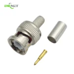 High Quality RG58 RG59 RG60 BNC Male Crimp Connector for CCTV