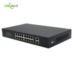 Hot Sale Smart Switch 16+2 Port 10/100/1000Mbps POE Switch For CCTV Security Camera System Use