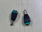 12V Adapter Monitoring Accessory Green Terminal 5.5*2.1mm 2 Pin Male DC Power Plug - Image 5