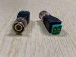 Easy to Use Security Monitoring Accessory 2 Pin Green Terminal Coaxial BNC Connector - Image 2