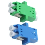 Factory Price Low Insert FTTH Flanged LC APC UPC Duplex Coupler Fiber Optic Adapter - Image 2