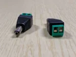 12V Adapter Monitoring Accessory Green Terminal 5.5*2.1mm 2 Pin Male DC Power Plug - Image 6