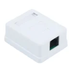 Network Cabling Outlet Box UTP 8P8C Single 1 Port female sockets Cat5e Cat6 Surface Mount Box - Image 4
