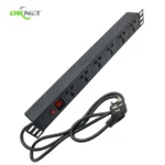 Wholesale PDU With Cable Strip Universal Socket 19 Inch 1U Power Distribution Unit 6 Ways PDU - Image 6