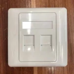 Network Face Plate 2 Port Network RJ45 86 Type Wall Outlet RJ45 Faceplate CAT5E CAT6 Wallplate - Image 2