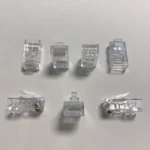 Good Quality 3-Pronged Chip Gold Plated Modular Plug 1000PCS Bag 8P8C CAT6 UTP FU RJ45 Connector - Image 2