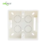 Network Cabling Accessories Universal White Wall Switch Mounting Boxes 86 Type PVC Junction Box