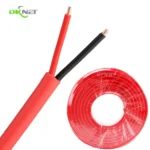 AWG 16/2 Core 2*1.5mm² Red PVC Jacket Pure Bare Copper Fire Resistant Wire Utp Fire Alarm Cable