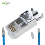 pass through rj45 conector cat7  8p8c 8 pins modular plug