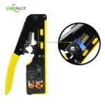Multi Function Alicates Para Engarzar Con Orificio Pasante Categoria 7 Crimper Stripper Cutter Cat7 Pass Through Crimping Tool