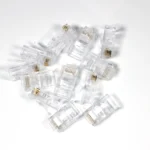 OEM ODM Service Factory   RJ45  Connector   CAT5E CAT6 UTP  8p8c Module Plug 1.5mm Aperture Gold Plated 50u  100/pcs