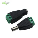 Factory 5.5x2.1mm 12V Connector Male Female DC Jack Conversion Plug for CCTV Camera and LED Tape Light